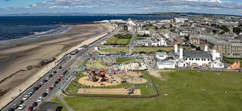 Ayr seafront area, South Ayrshire