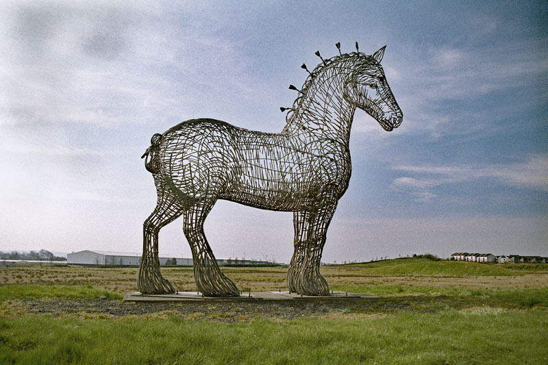 Heavy Horse sculpture, Easterhouse, Glasgow