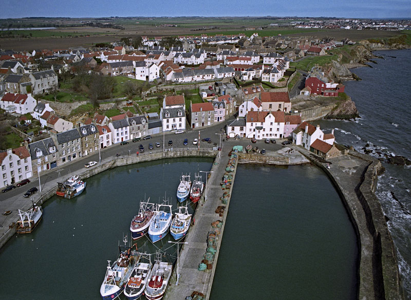 Pittenweem Harbour in the East Neuk of Fife