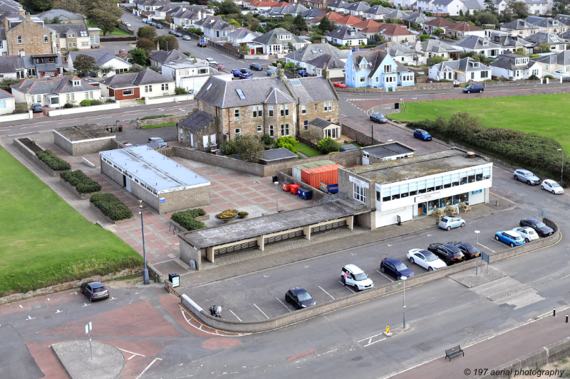 The Remedy Cafe and Ayr India, on the seafront in Ayr, South Ayrshire