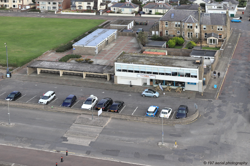 The Remedy Cafe and Ayr India, on the seafront in Ayr, South Ayrshire