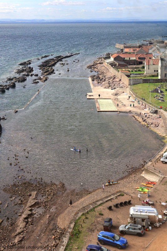 Cellardyke Outdoor Pool, east of Anstruther, East Neuk of Fife