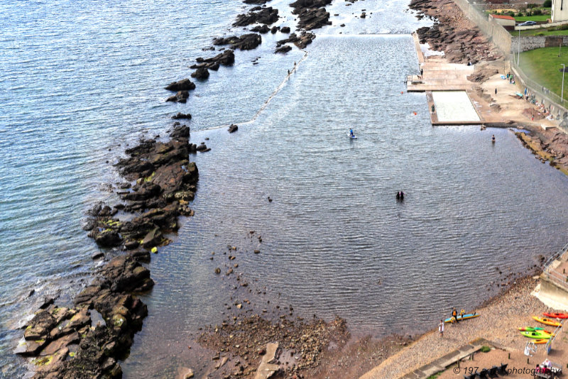 Cellardyke Outdoor Pool, east of Anstruther, East Neuk of Fife