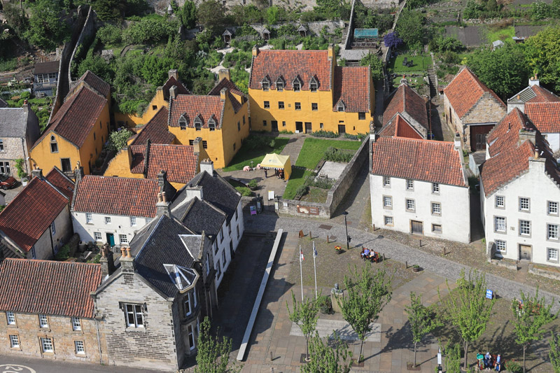 Culross Palace and Town House, east of Kincardine in Fife