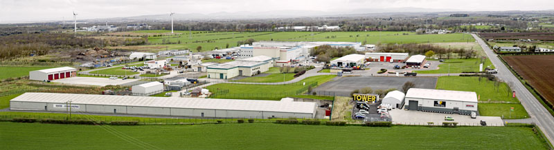 An aerial view of Olympic Business Park, Dundonald, South Ayrshire