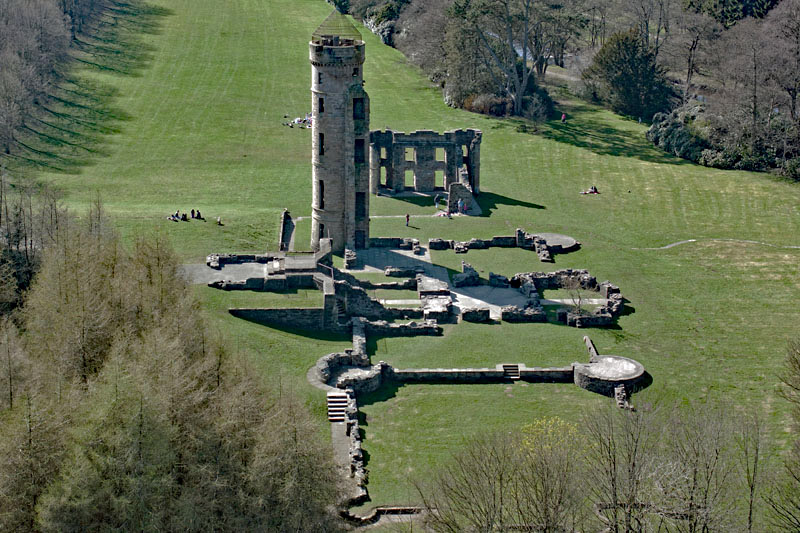 Eglinton Castle in Eglinton Park, Kilwinning, North Ayrshire