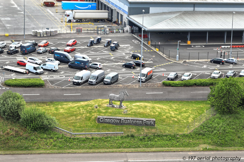 Heavy Horse sculpture, Easterhouse, Glasgow
