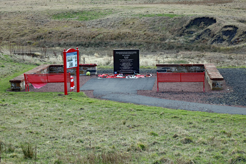 Bill Shankly Memorial, Glenbuck Heritage Village, East Ayrshire