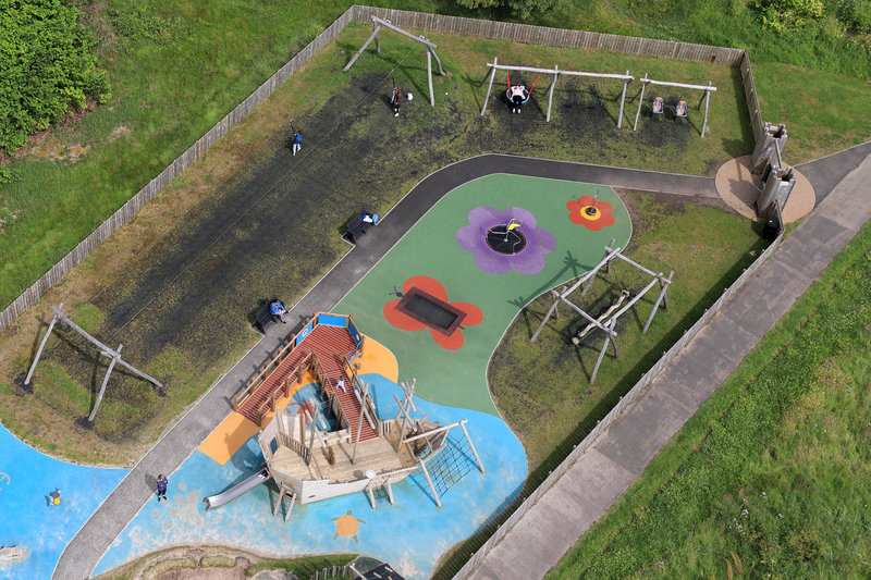 Lunderston Bay Play Area, south of Gourock, Inverclyde