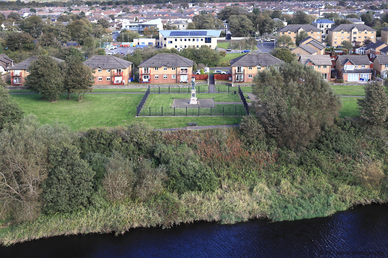 Robert Burns Statue, Town Moor, Irvine, North Ayrshire