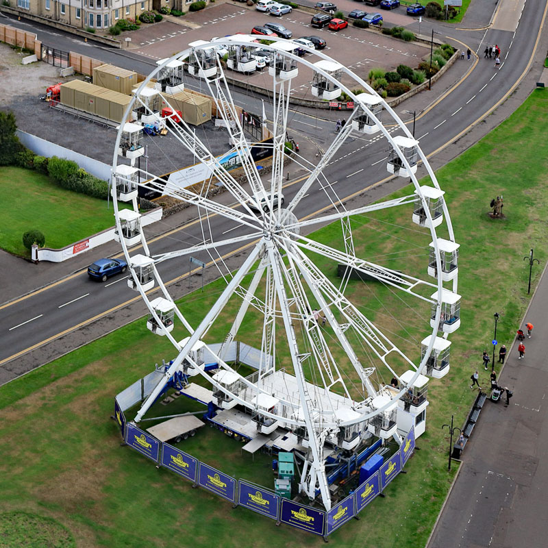Ferris wheel at Largs, North Ayrshire