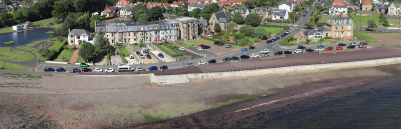 Largs new seawall, North Ayrshire