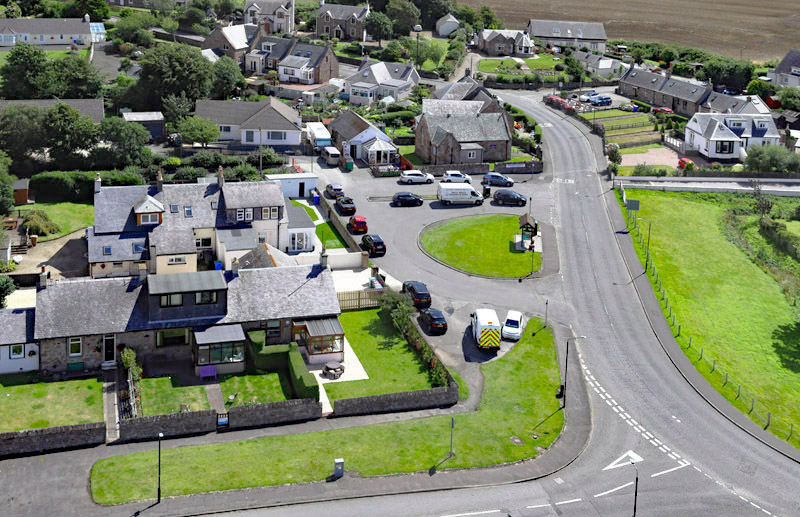 Aerial photos of Maidens Village, South Ayrshire