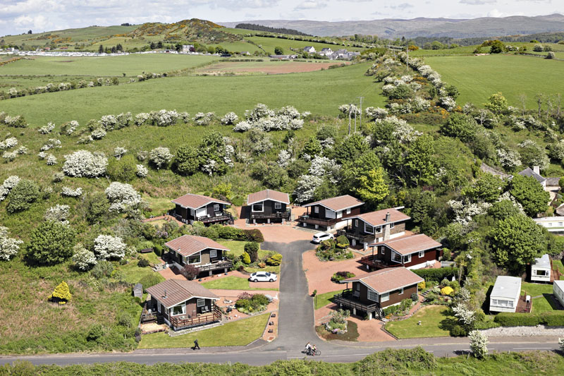 Caravan site and holiday homes in Millport on Cumbrae, North Ayrshire