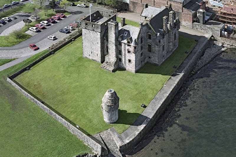 Newark Castle, east of Port Glasgow, Inverclyde
