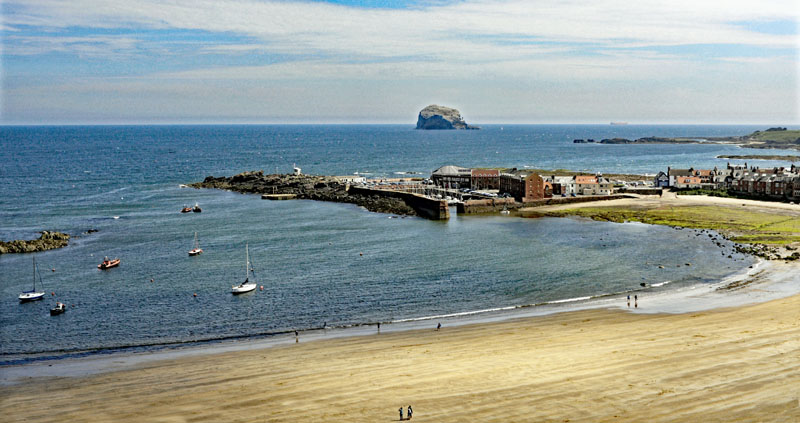 North Berwick seafront and harbour, East Lothian