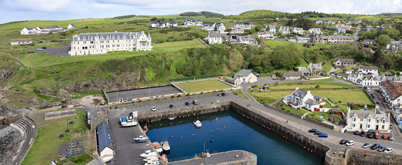 Portpatrick Harbour and Hotels, Dumfries and Galloway