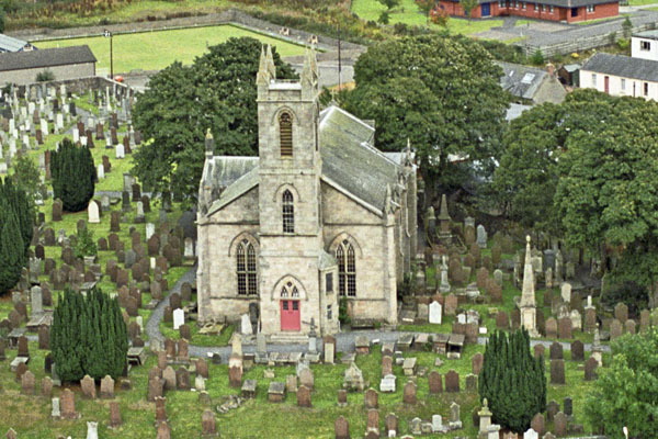 St Bride's Church and Sanquhar Academy, Dumfries and Galloway