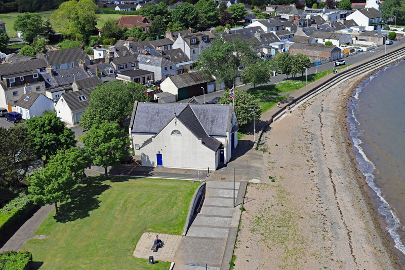 Aerial photos of Stranraer RNLI, Dumfries and Galloway