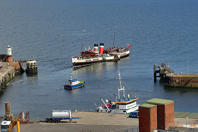 Paddle Steamer Waverley, Troon, South Ayrshire