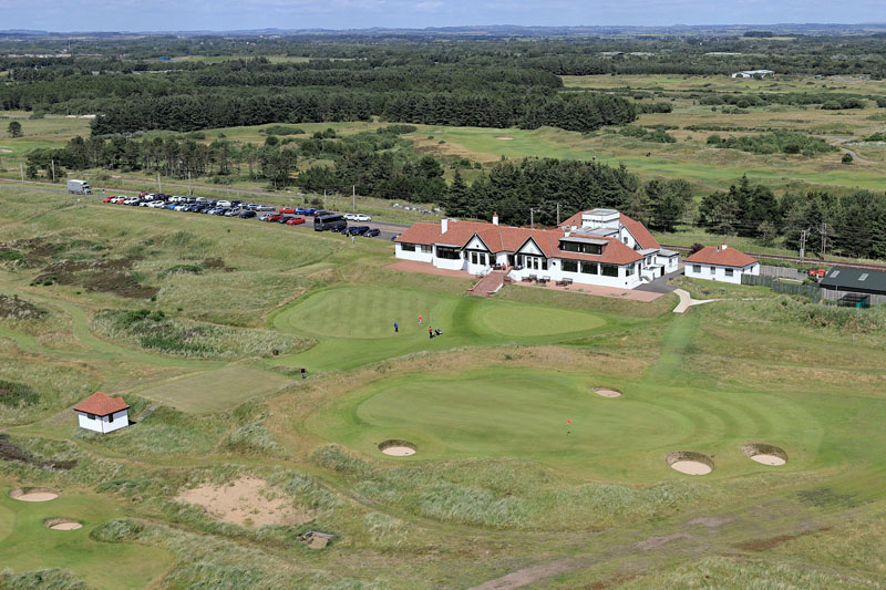 Western Gailes Golf Club south of Irvine, North Ayrshire