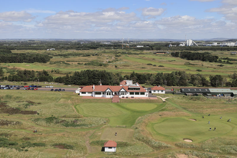 Western Gailes Golf Club south of Irvine, North Ayrshire
